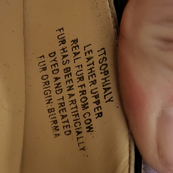 Ivanka Trump Animal Print Real Leather Real Cow Fur - Picture 3 of 3